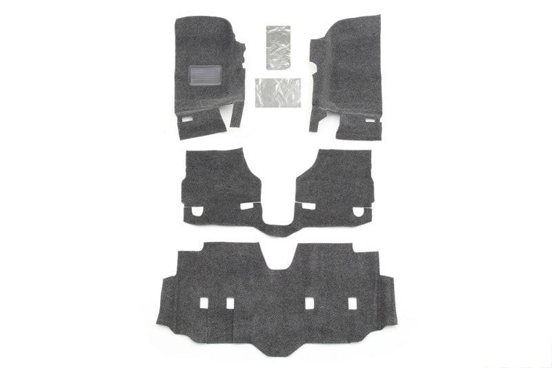 BedRug 07-16 Jeep JK Unlimited 4Dr Front 4pc Floor Kit (Incl Heat Shields) - Mammoth Racing -