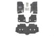BedRug 07-16 Jeep JK Unlimited 4Dr Front 4pc Floor Kit (Incl Heat Shields) - Mammoth Racing -
