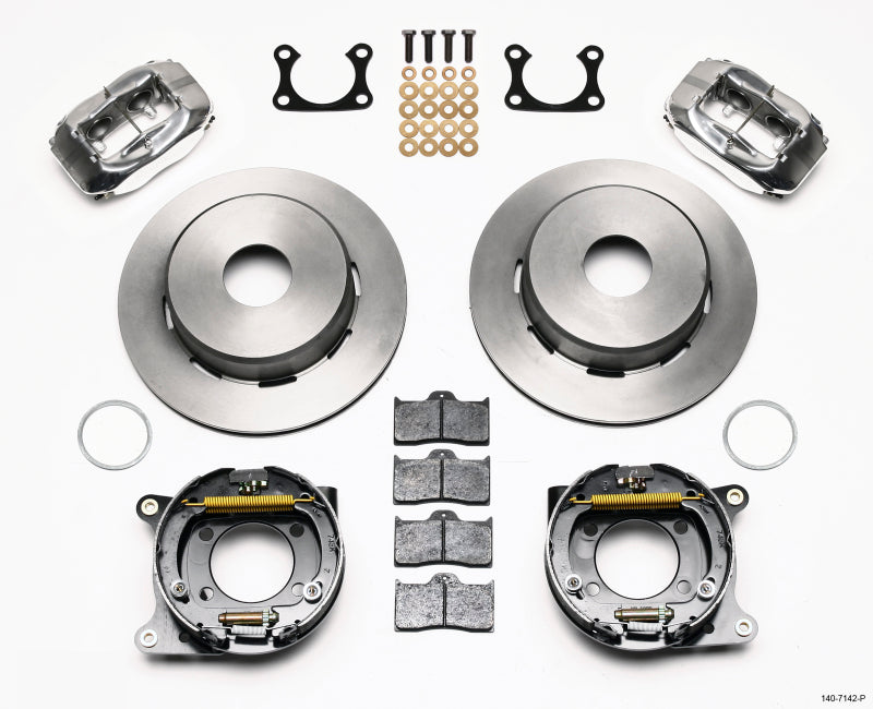 Wilwood Forged Dynalite P/S Park Brake Kit Polished Big Ford 2.36in Offset Currie Blank - My Store