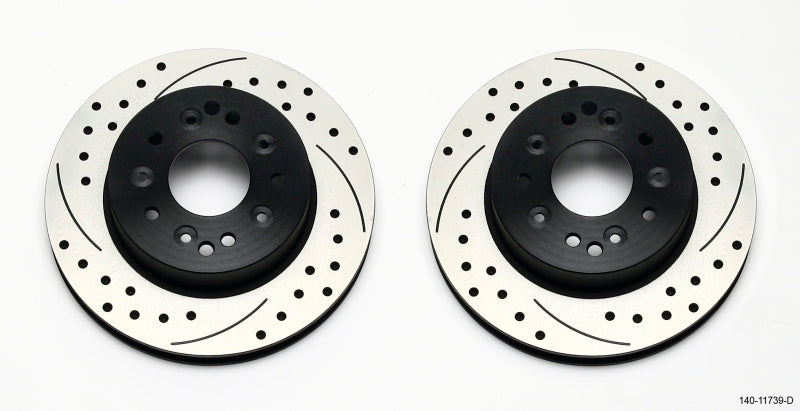 Wilwood Rotor Kit Rear-Drilled 65-82 Corvette C2/c3 (1Pc Rotors) - Mammoth Racing -
