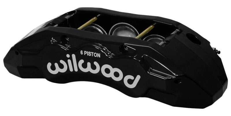 Wilwood Caliper-TX6R- L/H - Black 2.00/1.88/1.88in Pistons 1.50in Disc - Mammoth Racing -