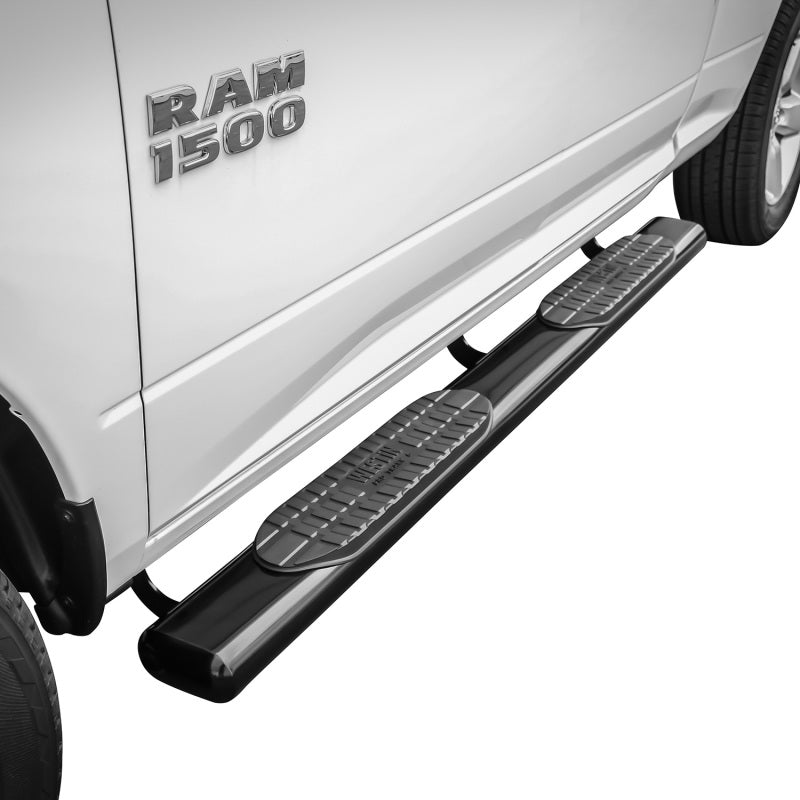 Westin 2009-2018 Dodge/Ram 1500 Quad Cab PRO TRAXX 6 Oval Nerf Step Bars - Black - Mammoth Racing -