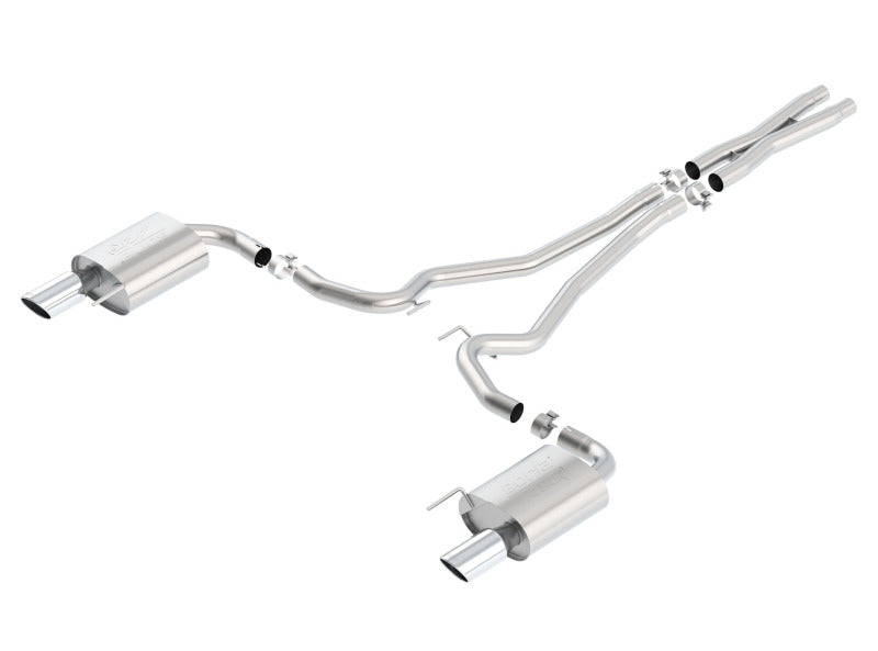 Borla Atak S Cat-Back 15-17 Ford Mustang GT 5.0L V8 MT/AT 2.5in pipe 4in tip - My Store