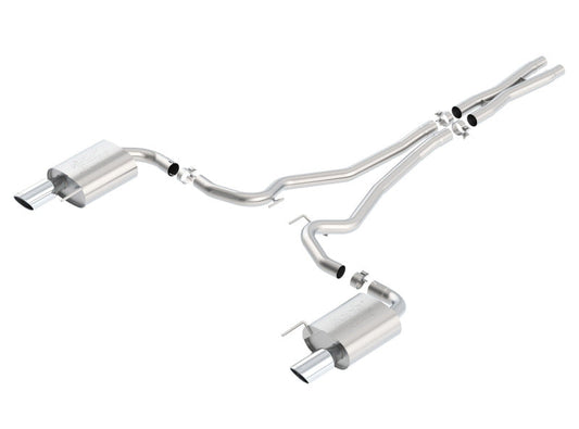 Borla Atak S Cat-Back 15-17 Ford Mustang GT 5.0L V8 MT/AT 2.5in pipe 4in tip - My Store