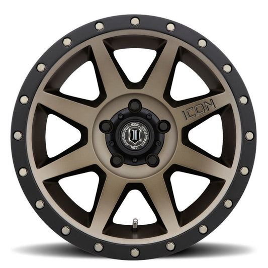Icon Rebound 17x8.5 5x5.5 0mm Offset 4.75in BS Bronze Wheel