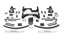 Fabtech 07-13 GM K1500 P/U w/o Autoride 4WD 6in Basic Sys w/Perf Shks - Mammoth Racing -