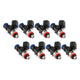 Injector Dynamics 2600-xds Injectors - 34mm Length - 14mm Top - 15mm Lower O-Ring (Set of 8) - Mammoth Racing -