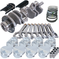 Eagle Chevy LS2 403ci Flat Top Piston 24 Tooth Reluctor 4in Strk 6.125in Rod Len Rotating Assembly - Mammoth Racing -