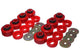 Energy Suspension 07-10 Chevy K2500/3500HD Body Mount Set - Red - Mammoth Racing -
