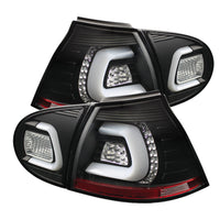 Spyder Volkswagen Golf V 06-09 LED TURN SIGNAL LED Tail Lights Black ALT-YD-VG03-LED-BK - Mammoth Racing -