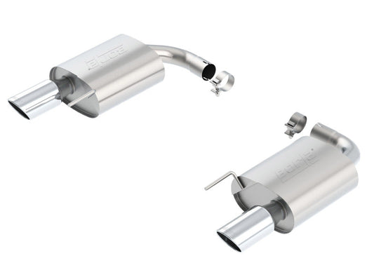 Borla S-Type Rear Section 15-17 Ford Mustang GT 5.0L V8 MT/AT 2.5in pipe 4in tip - My Store