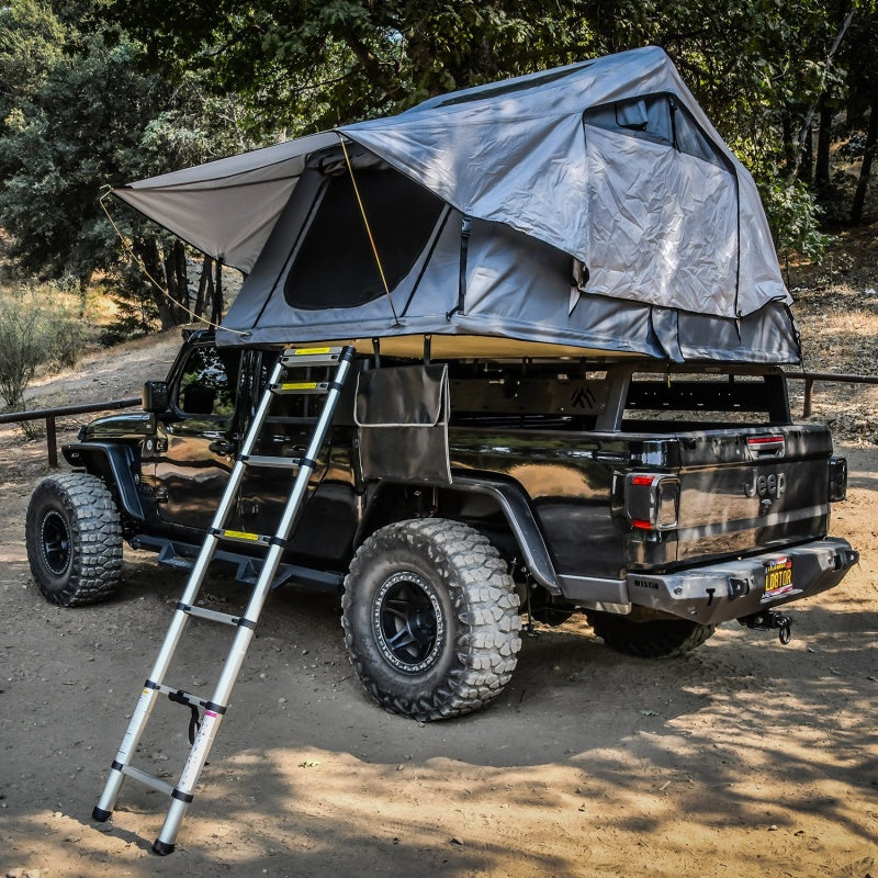 Westin 2021 Jeep Gladiator Overland Cargo Rack - Textured Black - Mammoth Racing -