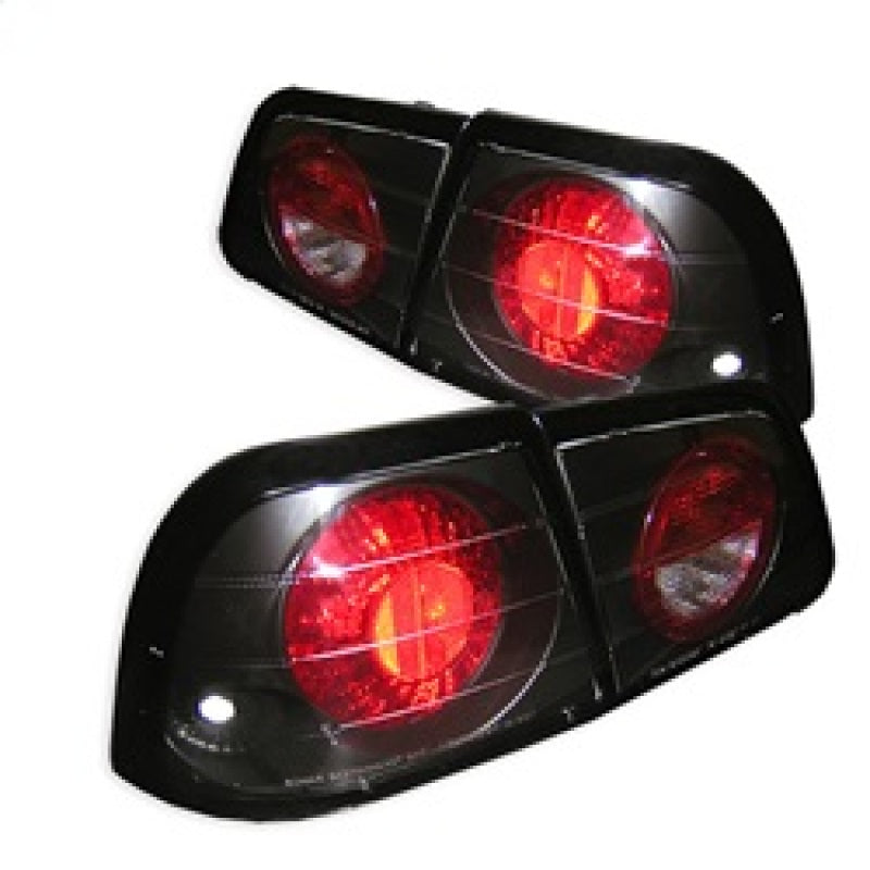 Spyder Nissan Maxima 97-99 Euro Style Tail Lights Black ALT-YD-NM97-BK - Mammoth Racing -