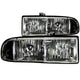 ANZO 1998-2005 Chevrolet S-10 Crystal Headlights Black - My Store