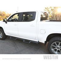 Westin 2019 Chevrolet Silverado / GMC Sierra 1500 Crew Cab Drop Nerf Step Bars - Textured Black - Mammoth Racing -