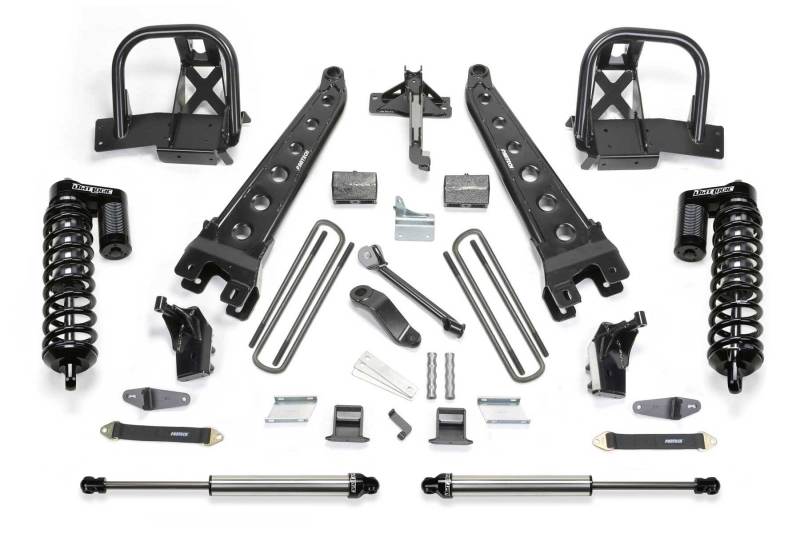 Fabtech 11-13 Ford F450/550 4WD 10 Lug 6in Rad Arm Sys w/Dlss 4.0 C/o& Rr Dlss - Mammoth Racing -