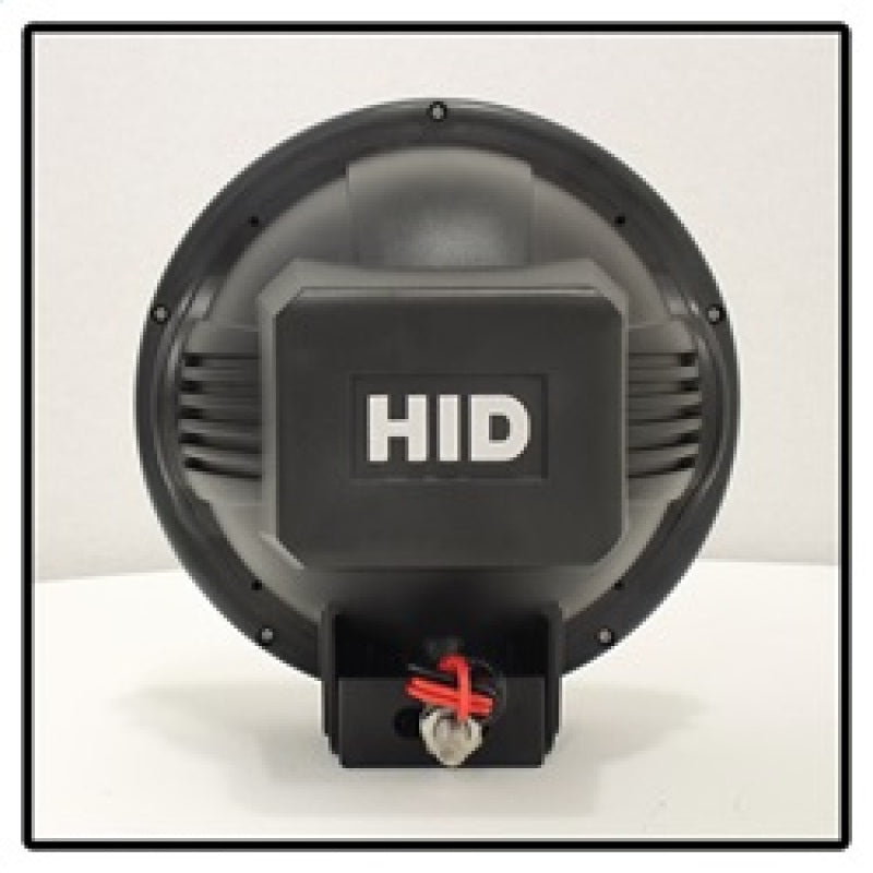 Spyder 7 Inch HID 4x4 fog lights Black/Red Housing w/wiring W/Switch- Chrome FL-CH-JK7004BR-C - Mammoth Racing -
