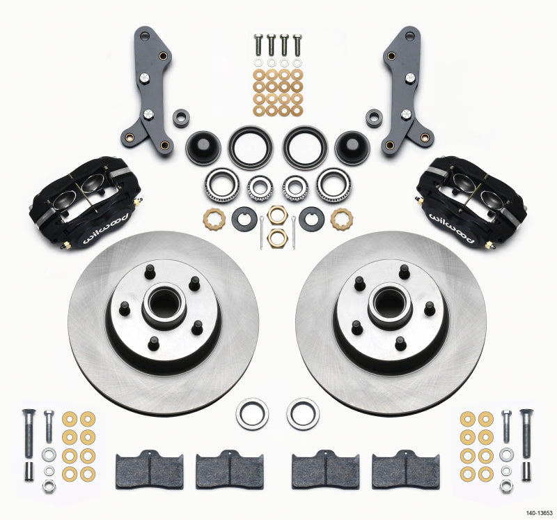 Wilwood Forged Dynalite-M Front Kit 11.30in 1 PC Rotor&Hub 60-68 Ford / Mercury Full Size / Galaxie - My Store