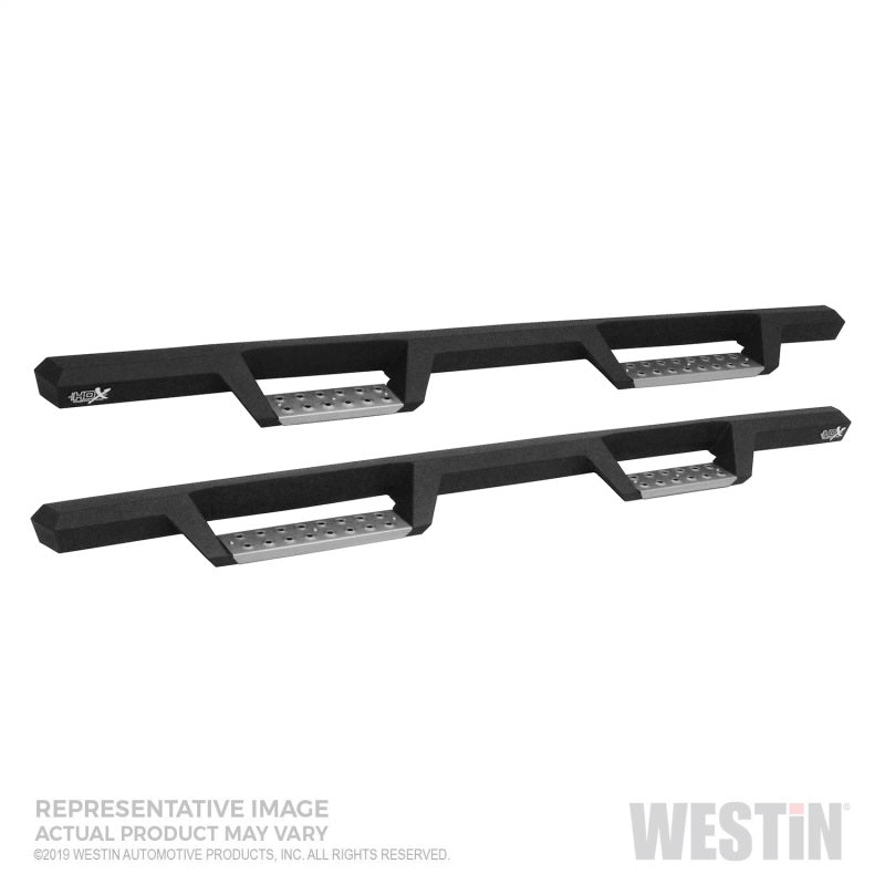 Westin/HDX 19-20 Chevy/GMC  Silverado/Sierra 1500/2500/3500 Drop Nerf Step Bars - Textured Black - Mammoth Racing -