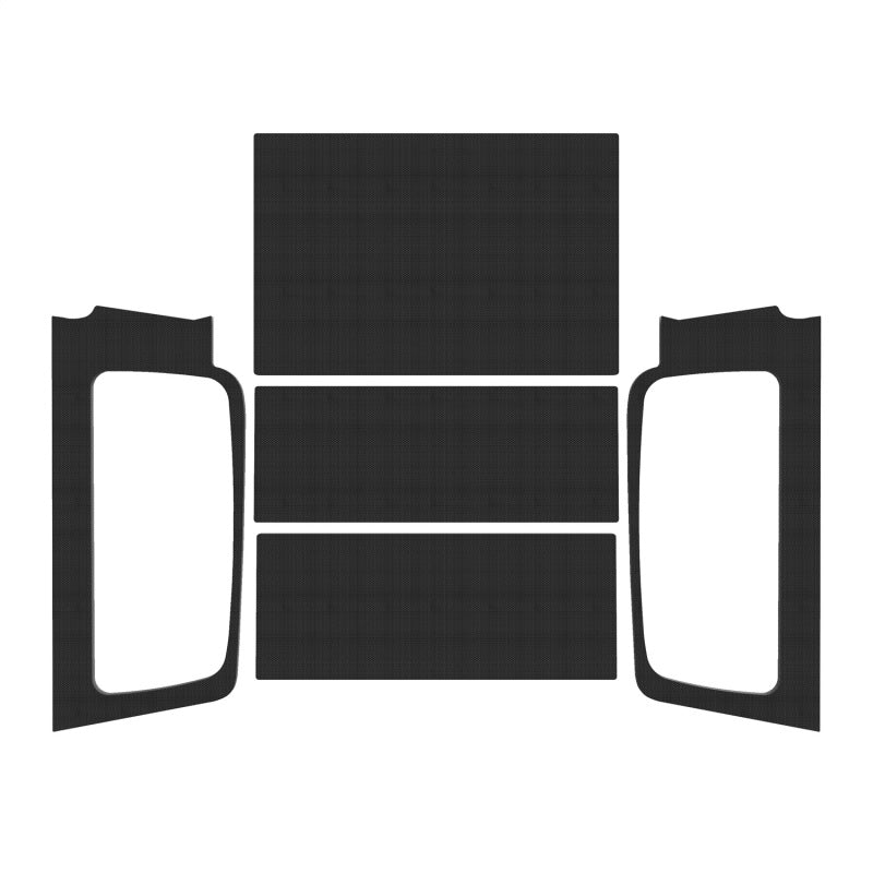 DEI 04-06 Jeep Wrangler LJ Unliminted Headliner Complete Kit - Black - Mammoth Racing -