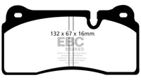 EBC 08-17 Audi R8 / 04-14 Lamborghini Gallardo Redstuff Rear Brake Pads - My Store