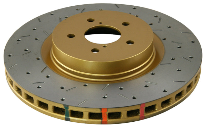 DBA 05-08 Subaru Legacy GT Front Drilled & Slotted 4000 Series Rotor - Mammoth Racing -