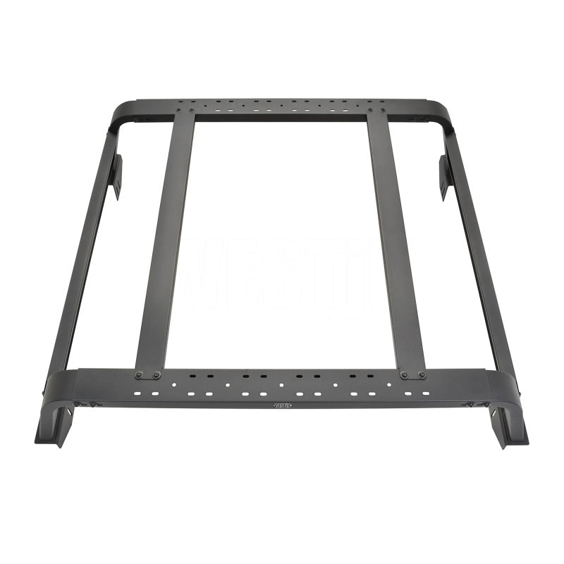 Westin 05-21 Toyota Tacoma 5ft Bed Overland Cargo Rack - Textured Black - Mammoth Racing -