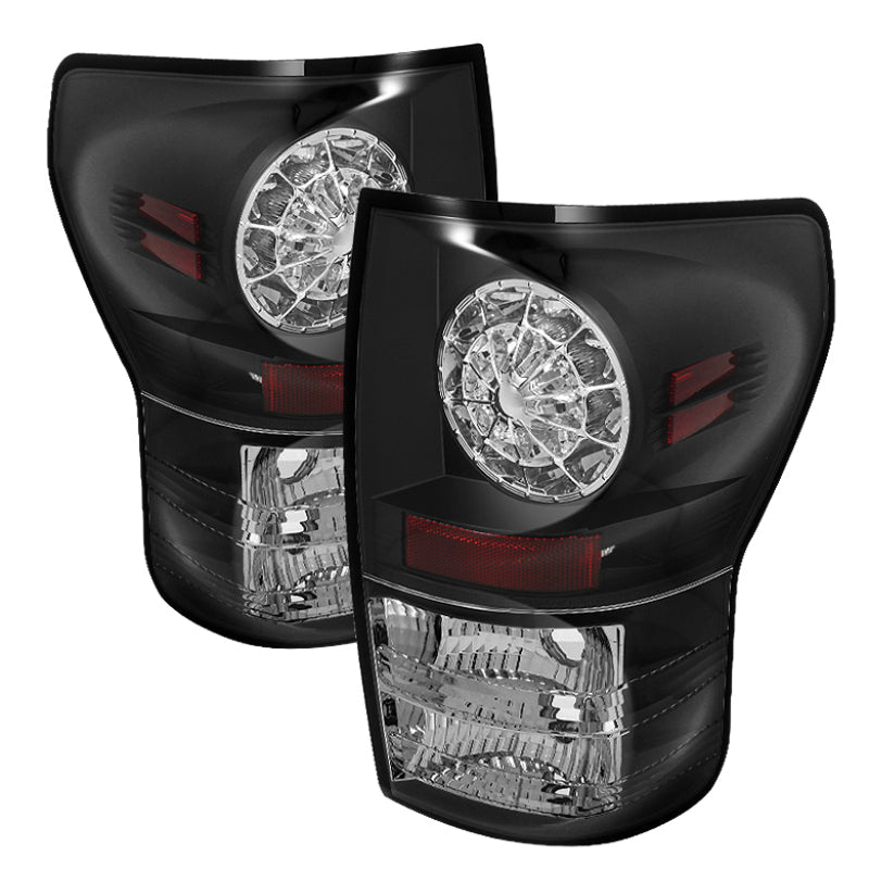 Spyder Toyota Tundra 07-13 LED Tail lights Black ALT-YD-TTU07-LED-BK - Mammoth Racing -