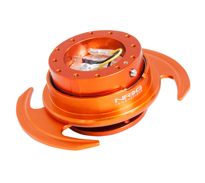 NRG Quick Release Kit Gen 3.0 - Orange Body / Orange Ring w/Handles - My Store