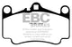 EBC 03-05 Porsche 911 (996) (Cast Iron Rotor only) 3.6 Carrera 4S Bluestuff Front Brake Pads - My Store