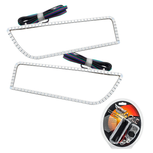 Oracle 14-21 POLARIS RZR 1000 XP Headlight Halo Kit - ColorSHIFT - Mammoth Racing -