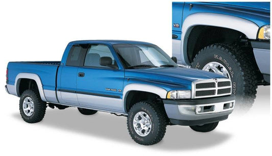 Bushwacker 94-01 Dodge Ram 1500 Fleetside OE Style Flares 4pc 78.0/96.0in Bed - Black - Mammoth Racing -
