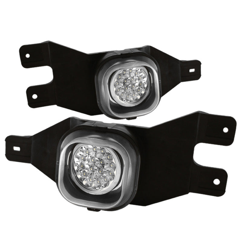 Spyder Ford F250/F350 99-04/Ford Excursion 00-05 LED Fog Lights w/Switch Clear FL-LED-FF25001-C - Mammoth Racing -