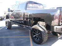 N-Fab Nerf Step 07-10 Chevy-GMC 2500/3500 Crew Cab 6.5ft Bed - Gloss Black - Bed Access - 3in - Mammoth Racing -