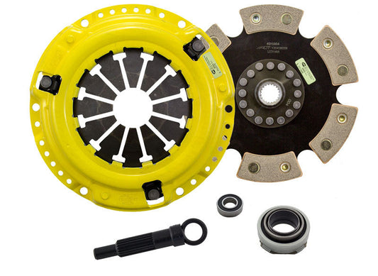 ACT 1990 Honda Civic XT/Race Rigid 6 Pad Clutch Kit - My Store