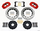 Wilwood Narrow Superlite 6R Front Hat Kit 14.00in Drill Red Backdraft Cobra (bmw E36 Based) - Mammoth Racing -