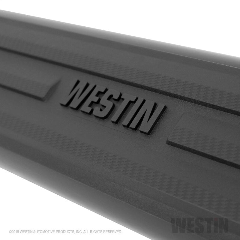Westin Premier 6 in Oval Side Bar - Mild Steel 85 in - Black - Mammoth Racing -