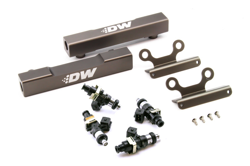 DeatschWerks 02+ Subaru WRX / 07+ STI/LGT Top Feed Fuel Rail Upgrade Kit w/ 1500cc Injectors - Mammoth Racing -