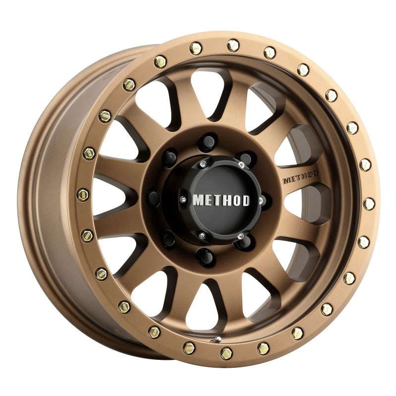Method Mr304 Double Standard 17x8.5 0mm Offset 8x170 130.81mm CB Method Bronze Wheel - Mammoth Racing -