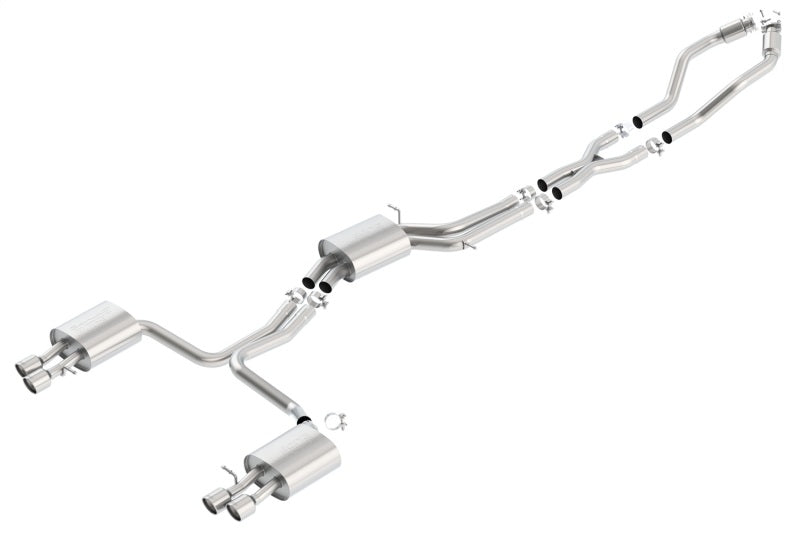 Borla 10-13 Audi S4 3.0L AT/MT AWD Dual Split Rear Exit SS Catback Exhaust - My Store