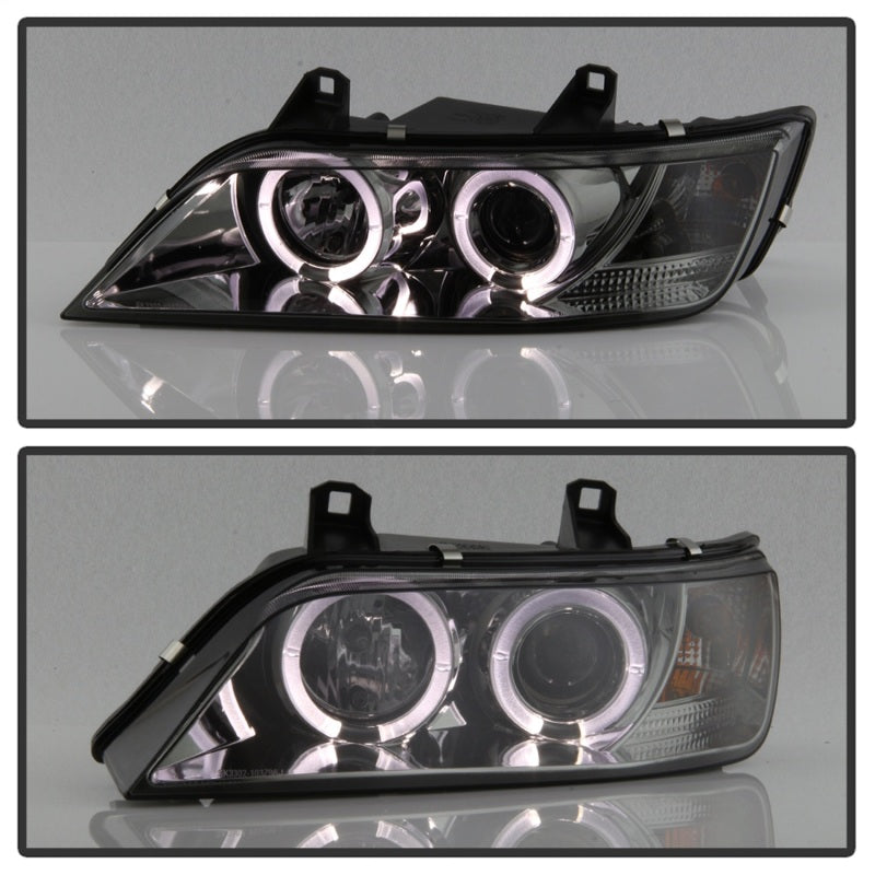 Spyder BMW Z3 96-02 Projector Headlights LED Halo Smoke High H1 Low H1 PRO-YD-BMWZ396-HL-SM - Mammoth Racing -