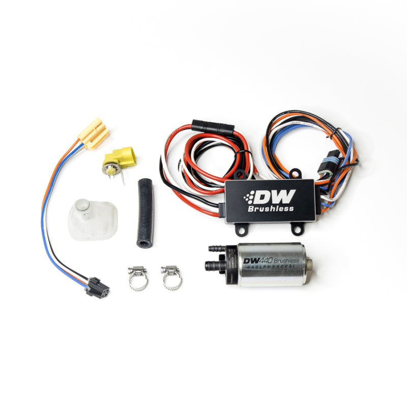 DeatschWerks DW440 440lph Brushless Fuel Pump Single/Dual Controller & Install 05-10 Ford Mustang GT - Mammoth Racing -