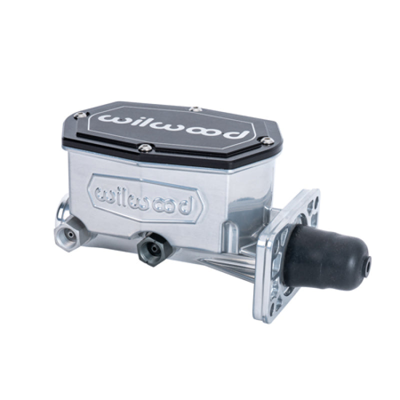 Wilwood Compact Tandem Master Cylinder w/ Mopar 4 Bolt Flange 1-1/8in Bore - Chrome - My Store