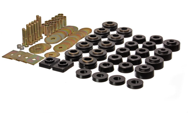 Energy Suspension Body Mount Set - Black - Mammoth Racing -