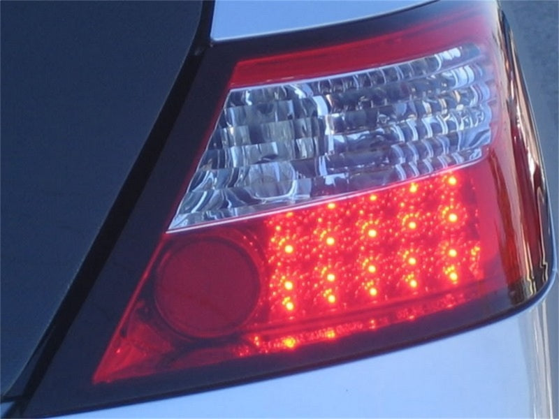 Spyder Honda Civic 06-08 2Dr LED Tail Lights Red Clear ALT-YD-HC06-2D-LED-RC - Mammoth Racing -