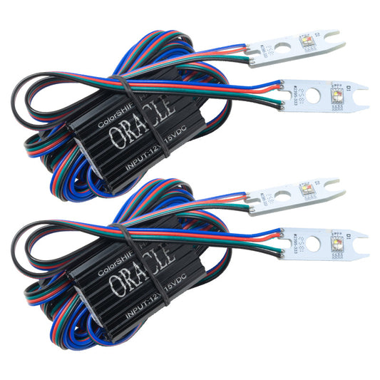 Oracle 15-17 Ford F-150 Headlight DRL Upgrade Kit - ColorSHIFT w/o Controller - Mammoth Racing -