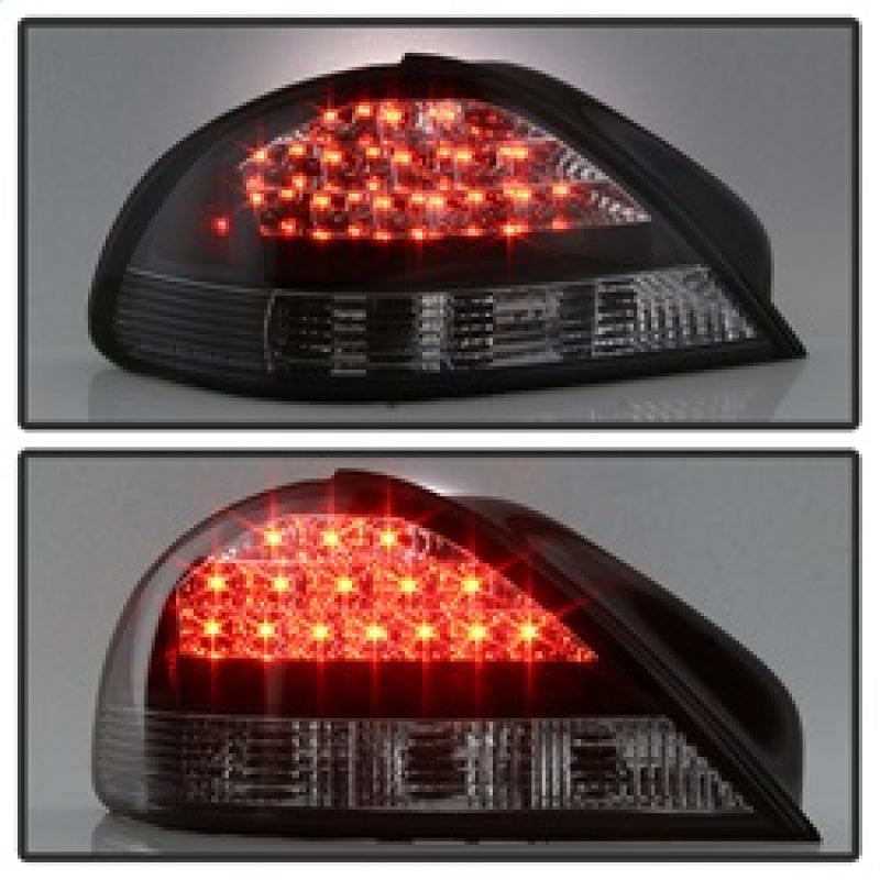 Spyder Pontiac Grand AM 99-05 LED Tail Lights Black ALT-YD-PGAM99-LED-BK - Mammoth Racing -