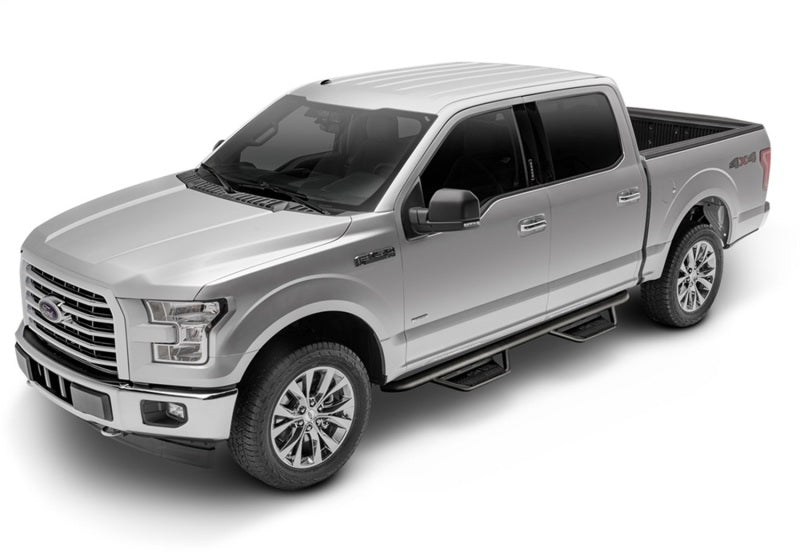 N-Fab Podium LG 09-14 Ford F-150/Raptor/Lobo SuperCrew - Tex. Black - 3in - Mammoth Racing -