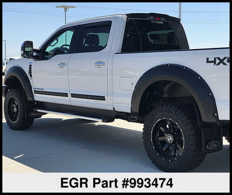 EGR Crew Cab Front 45in Rear 34.5in Bolt-On Look Body Side Moldings (993474) - Mammoth Racing -