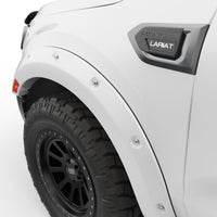 EGR 19-22 Ford Ranger Painted To Code Oxford Traditional Bolt-On Look Fender Flares White Set Of 4 - Mammoth Racing -
